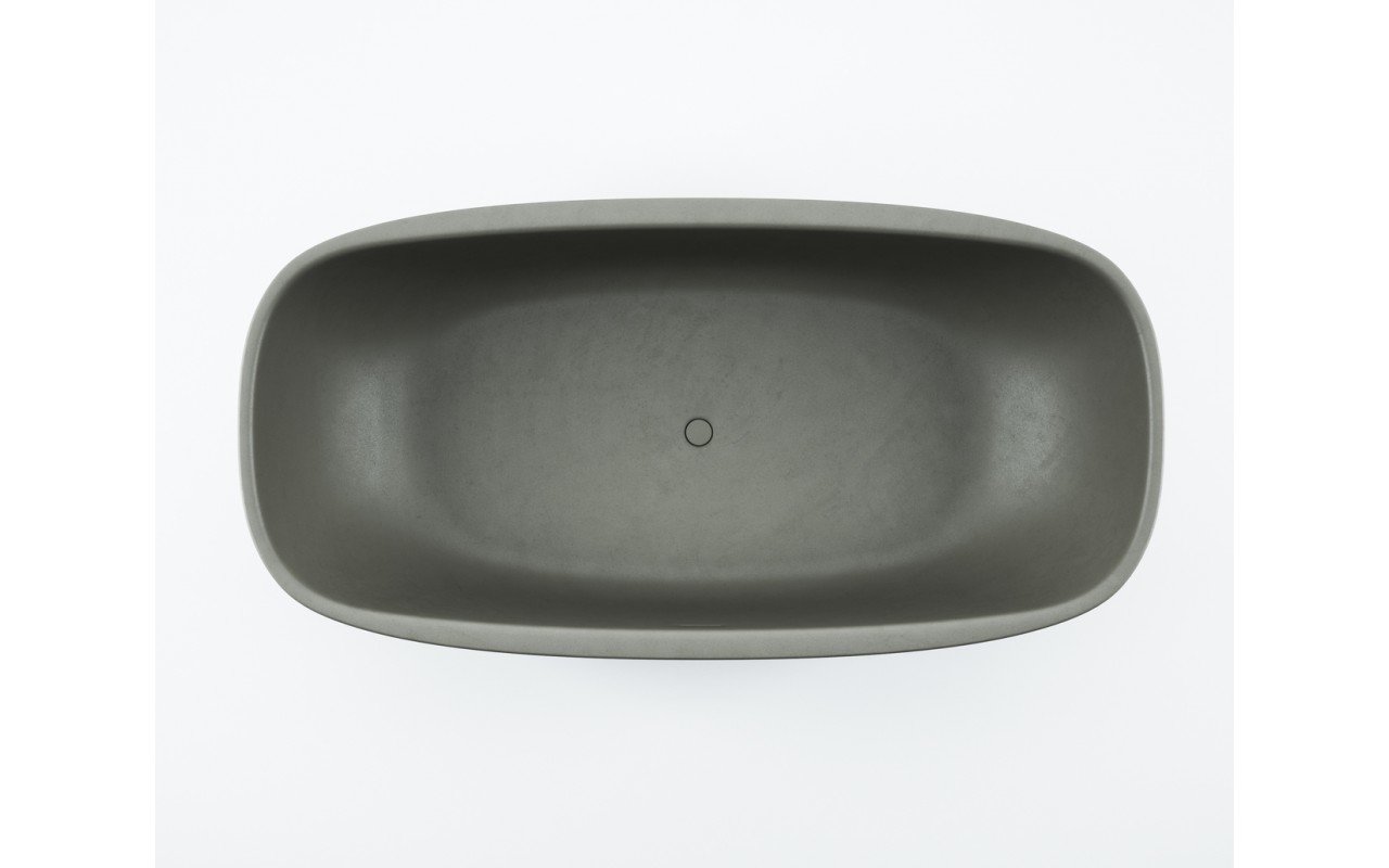 Coletta Concrete Freestanding Solid Surface Bathtub 02